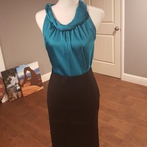 NWOT🔴 Teal sheer tank top